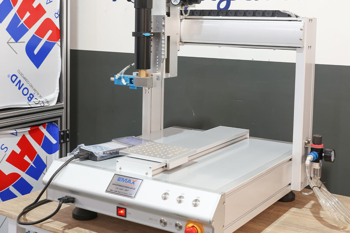 robo de dosador de cola emax automacao